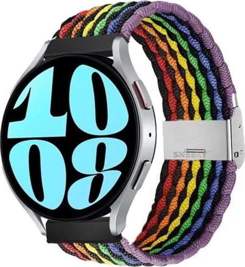 Samsung Galaxy Watch 6 – Classic 40-43-44-47mm 20mm Metal Klips Solo Fiberlink Örgü Kordon