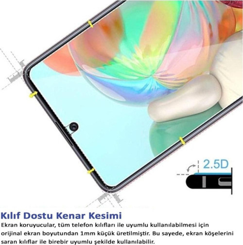 LG K50s Uyumlu Ekran Koruyucu Kırılmaz Esnek Yeni Hd Kalite Nano Cam