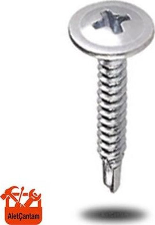 Rysb Apex Akıllı Matkap Uçlu Vidası Pul Başlı Vida 3.9 x 25 MM 100 Adet