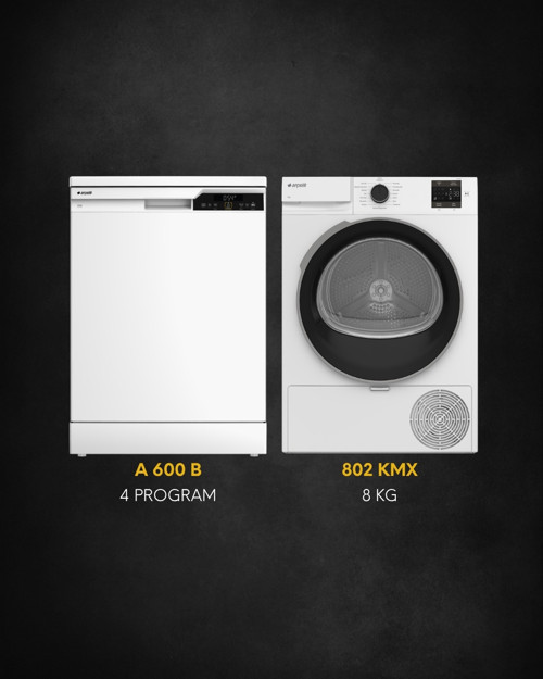 A 600 B Bulaşık Makinesi - 802 KMX Kurutma Makinesi
