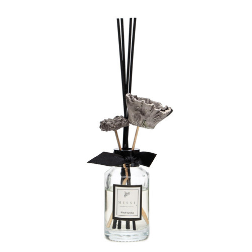 Black Vanilya Seramik Çiçekli Çubuklu Oda Kokusu 100 ml