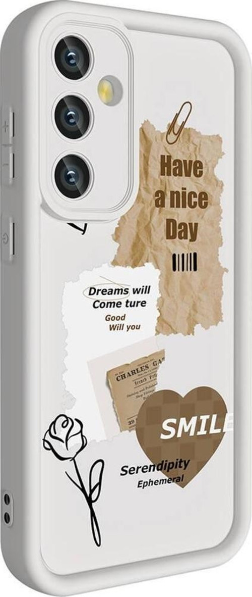 Galaxy A55 Kılıf Kamera Korumalı Baskılı Arka Yüzey Klas Kapak