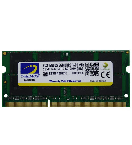 TwinMOS 8GB DDR3 1600MHz (MDD38GB1600N) (NB)