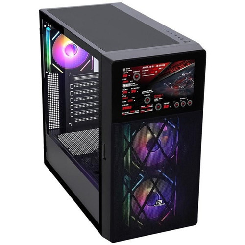 PB-P4367BB GAMING Mid-Tower PC Kasası 3-RGB FANLI