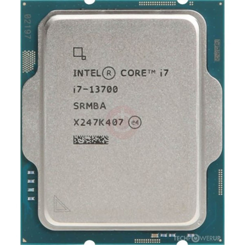 CORE i7 13700 54MB 16çekirdekli O/B UHD VGA 1700p 65w Kutusuz+Fansız