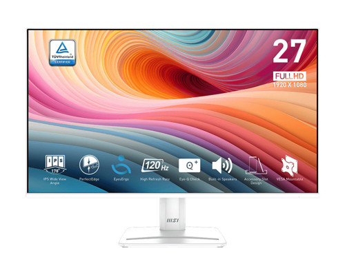 27" IPS PRO MP275W E2 1MS 120HZ Kurumsal Monitör Beyaz 1920x1080
