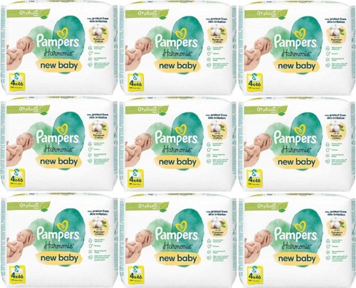 Pampers Harmonie Islak Havlu Mendil Aqua Pure Yeni Doğan - New Baby (36 Lı Set) (1656 Yaprak)