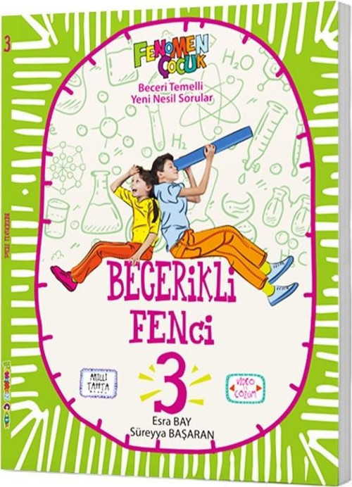 Fenomen Çocuk 2024 3. Sınıf Becerikli Fenci Yeni Nesil Soru Bankası