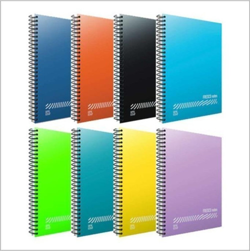 Fresco 60 Yp. A4 Spiralli Pp. Kapak Defter Seti 3 Kareli + 1 Çizgili