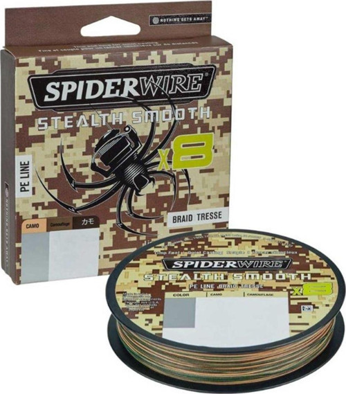 Spider Wire Stealth Smooth8 x8 150m Camo Örgü Misina 0.06 mm / 5.4 kg