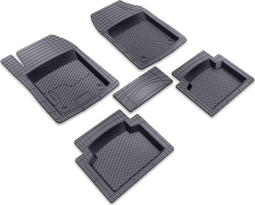 BRS-DK-12347352 Volkswagen Tiguan 5N Suv (2016 - ….) Havuzlu Universal 3D Plus Kauçuk Oto Paspas Siyah
