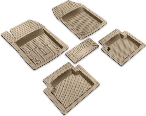 Image Bmw 1 Serisi F20 Hb (2011-2019) Ekstra Havuzlu Universal 3D Plus Kauçuk Oto Paspas Kahverengi