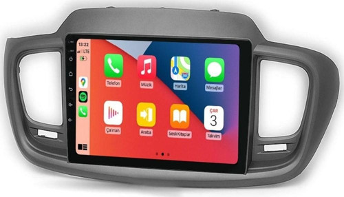 MTC 432 Serisi Kia Sorento (2014(2019) Model Arası 4GB Ram 64GB Hafıza Android Multimedya Oem Navigasyonlu Teyp