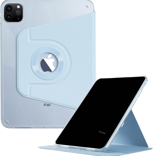 iPad Air 13 inç 2024 360 Derece Dönebilen Standlı Pino iPad Tablet Kılıfı