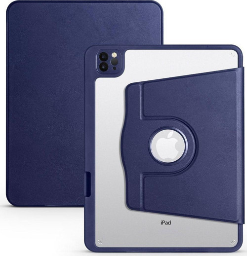 iPad Pro 11 2021 (3.Nesil) Fuchsia Termik Kalem Bölmeli Dönebilen Standlı Kılıf