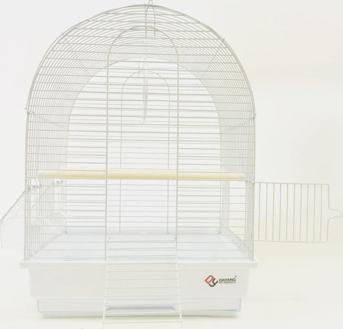 İki Kapılı Davul Kafes 35x28x46 cm Beyaz