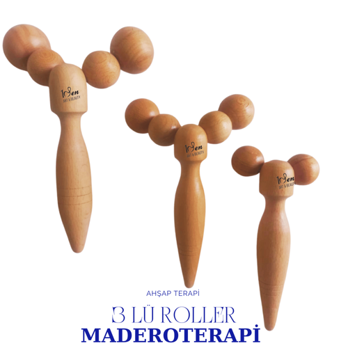 1Sen Art & Beauty Maderoterapi 3'lü Set Yüz ve Vücut Başlangıç Set
