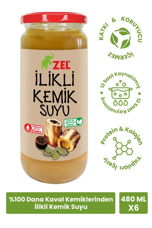 İlikli Kemik Suyu 480 Ml. (6'lı)