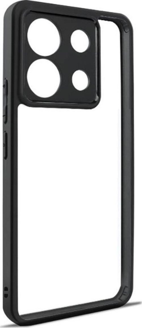 Xiaomi Redmi Note 13 Pro 5G Kılıf Kamera Korumalı Şeffaf Arka Yüzey Zore New Roll Kapak