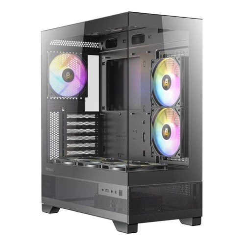 CX700 ARGB Mid Tower ATX Panoramik Temperli Camlı Siyah Bilgisayar Kasası