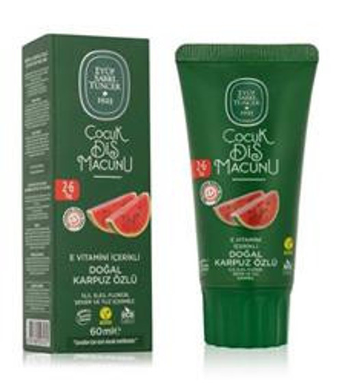Doğal Karpuz Özlü 2-6 Yaş Çocuk Diş Macunu 60 ml