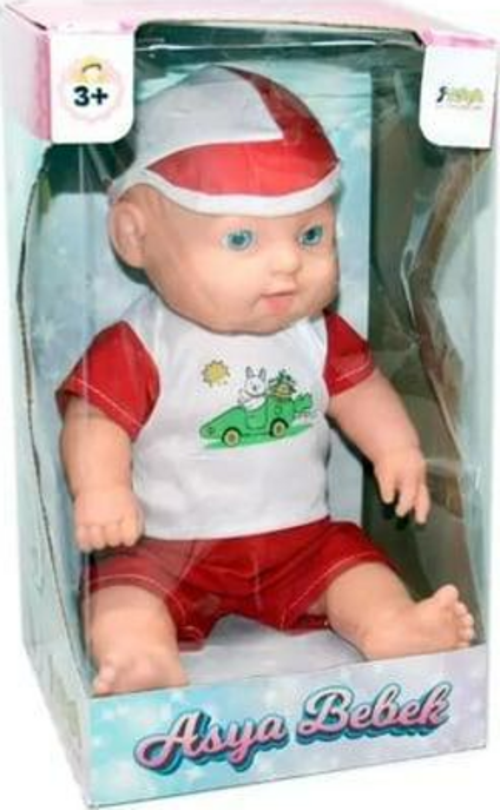 ELF23232 Kutuda Hadi Arkadaş Olalım Asya Bebek 35cm