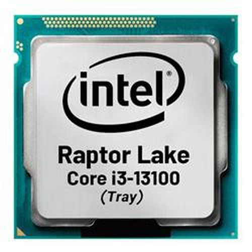 Raptor Lake I3 13100 TRAY 3.40GHZ ~ 4.50GHZ 12MB 1700P Kutusuz İşlemci