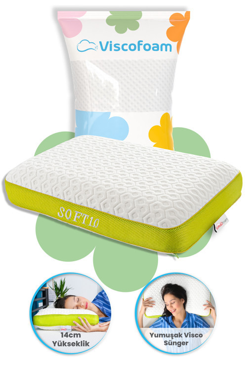 Ergofoam Galaxy Motion Ortopedik Yastık Yumuşak Visco Yastık Soft 1.0