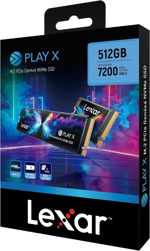Play X 512GB Gen4 7200/4500/sn NVMe PCIe M.2 SSD (LNMPLYX512G-RNNNG)