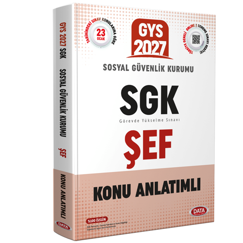 Data 2027 GYS Sosyal Güvenlik Kurumu Şef Konu Anlatımlı Data Yayınları