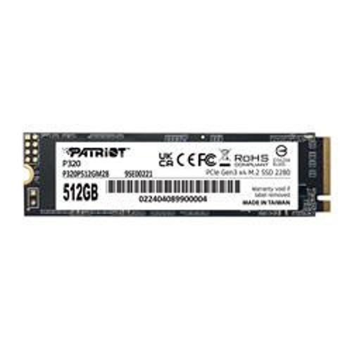 Patriot 512GB P320 3000-2200MB-s NVMe M.2 SSD (P320P512GM28) Ssd Disk