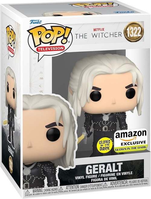 Pop! TV: Witcher - Geralt mit Sword - Karanlıkta Parlıyor - The Witcher - Cadı - Amazon