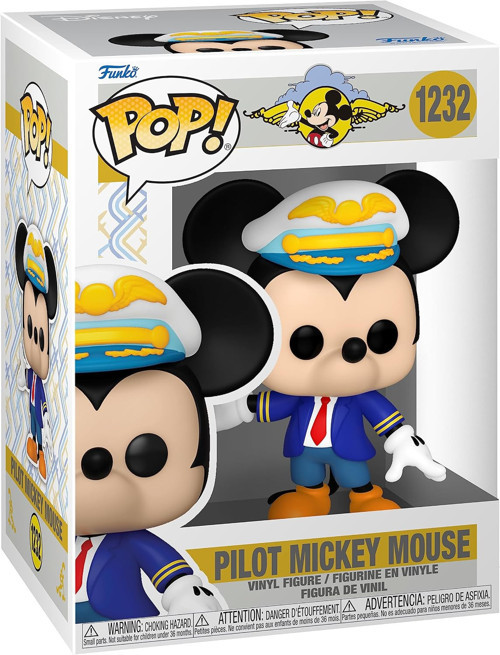 Pop! Disney: Mickey Mouse Pilot - (Blue Suit) - Amazon'a Özel - Vinil Koleksiyon Figürü