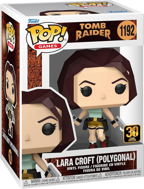 Pop! Games: Tomb Raider - Lara Croft - (Poligon) - Koleksiyon Vinil Figür - Hediye Fikri