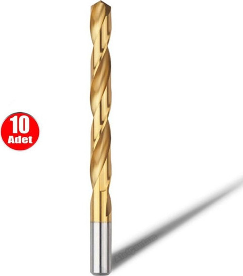 Titanyum Matkap Ucu Hss Metal Ahşap Plastik - 3 mm _10 Adet