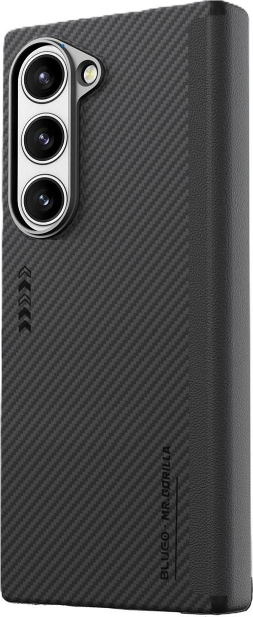 Samsung Galaxy Z Fold 5 Uyumlu Punk Armor Aramid Fiber Anti-Drop 1500D Kılıf