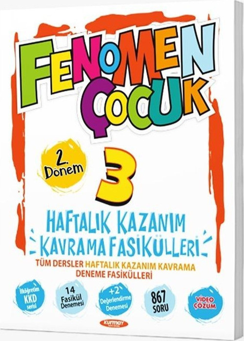 Fenomen Çocuk 2024 3. Sınıf 2. Dönem Kkf Tüm Dersler 14+2 Fasikül
