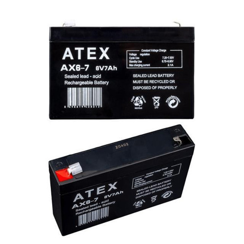 6 Volt - 7 Amper Akü (150 x 50 x 94 mm)