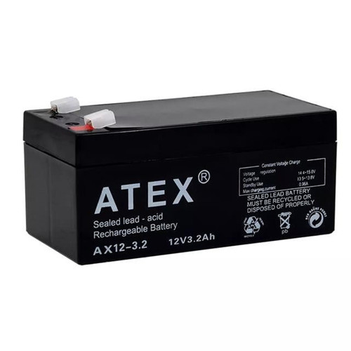 AX12-3.2 12 Volt - 3.2 Amper Bakımsız Kuru Akü (134x70x60 mm)
