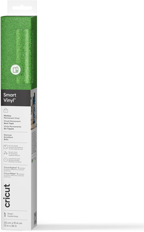 CRICUT 2012454 SMART VİNİL KALICI 33X90CM IŞILTILI YEŞİL