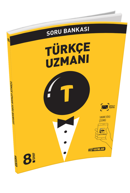 8. Sınıf Türkçe Uzmanı Soru Bankası Hız Yayınları