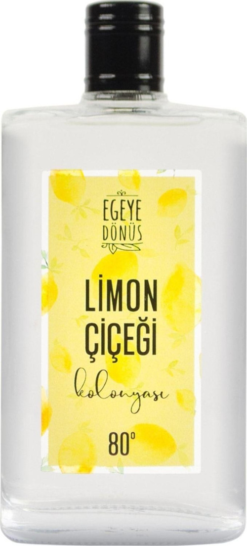 Limon Çiçeği Kolonyası Cam Şişe 200 ml (80 DERECE) - (PARFÜMLÜ)