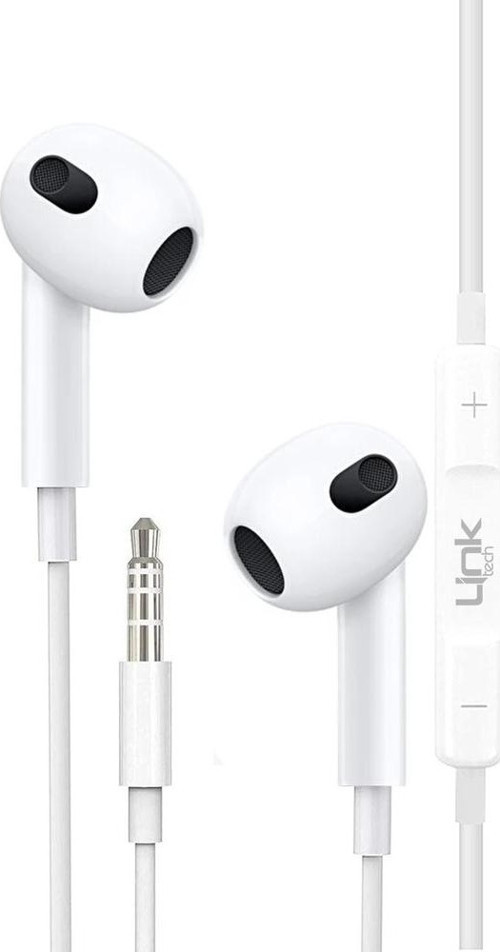 H308 Stereo Mikrofonlu 3.5mm Kablolu Kulaklık Beyaz