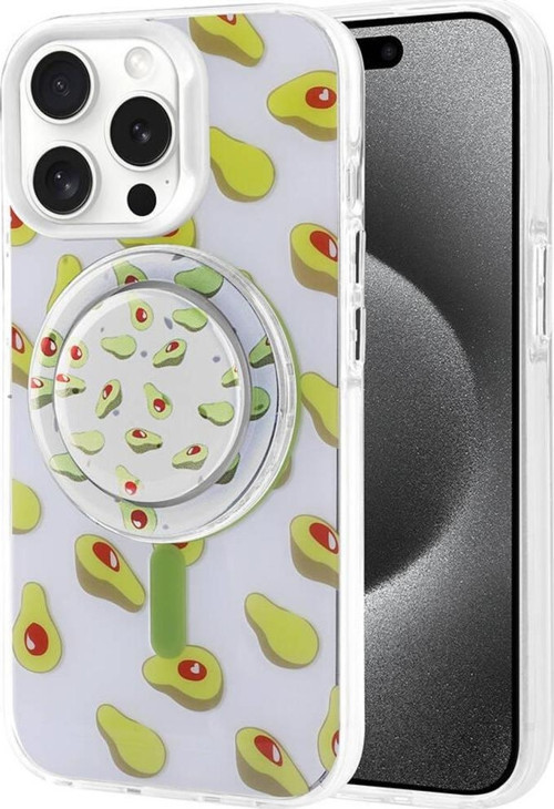 Apple iPhone 15 Pro Max Kılıf Magsafe Şarj Özellikli Tak-Çıkar Pop Soketli Zore Tiktok Kapak
