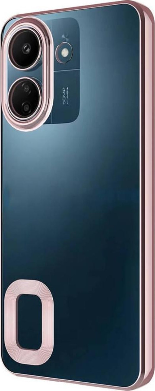Xiaomi Redmi 13C Kılıf Kamera Korumalı Logo Gösteren Zore Omega Kapak