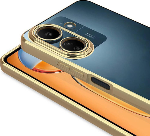 Xiaomi Redmi 13C Kılıf Kamera Korumalı Logo Gösteren Zore Omega Kapak