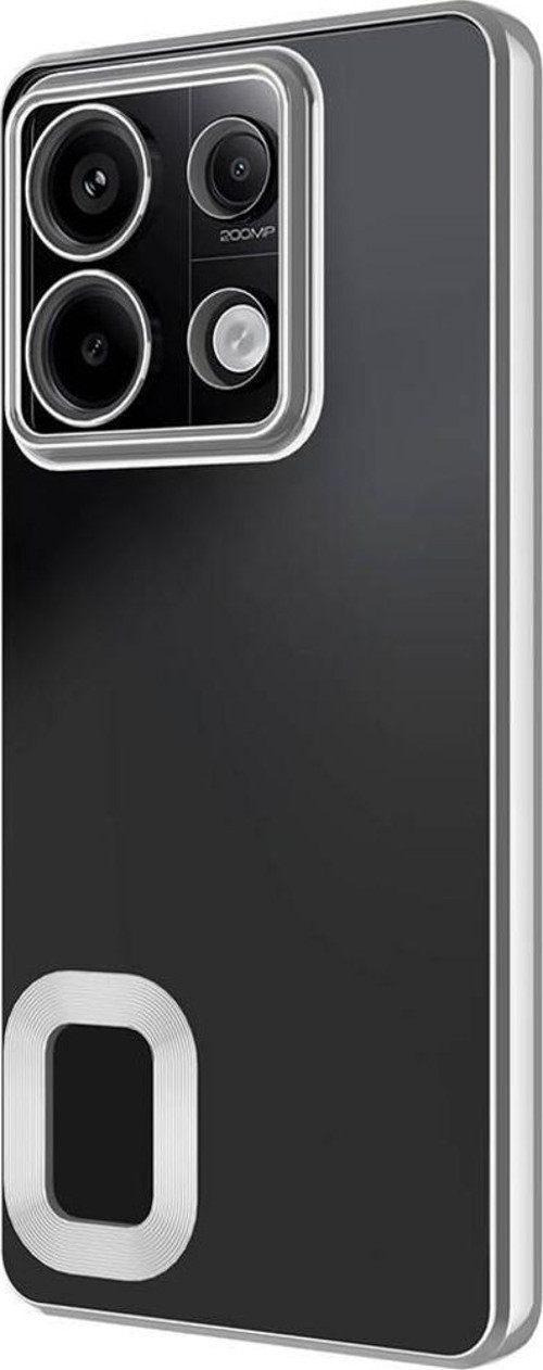 Xiaomi Redmi Note 13 Pro 5G Kılıf Kamera Korumalı Logo Gösteren Zore Omega Kapak
