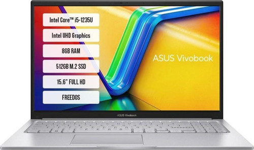 X1504ZA-NJ672 i5-1235U 8GB 512GB SSD 15.6" FreeDos