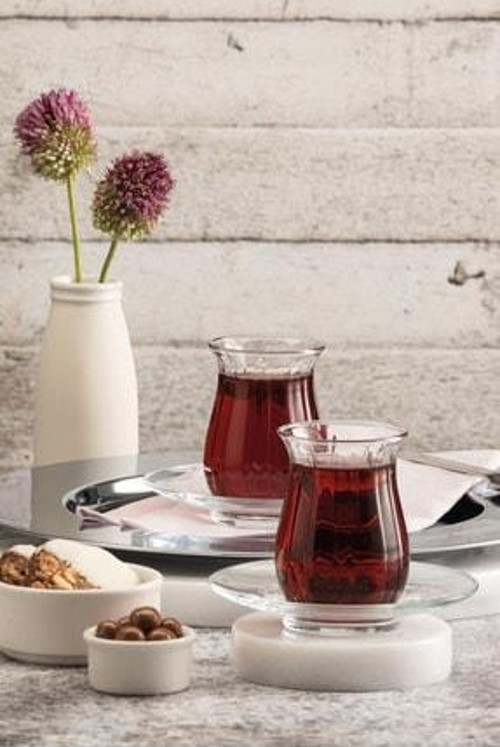 linka çay bardağı takımı - 12 parça çay seti 96572