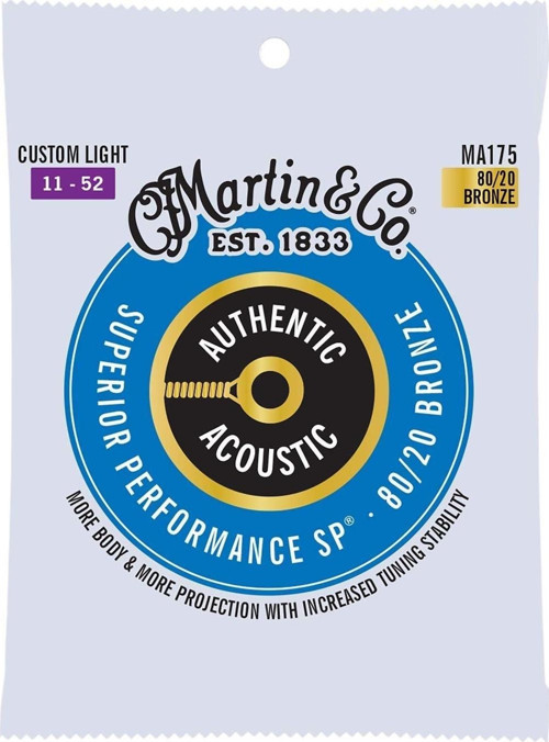 MA175 Akustik Gitar Teli 11-52 Custom Light